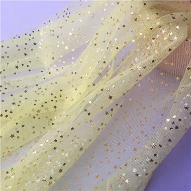 Baby clothes DIY doll cloth star mesh fabric puff skirt baby bed circumference Handmade | Дом и сад