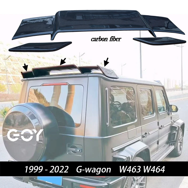 

Carbon Fiber Rear Roof Spoiler Boot Wing for Mercedes Benz G Class Wagon W463 W464 1999 - 2022 G350 G400 G500 G55 G63 AMG