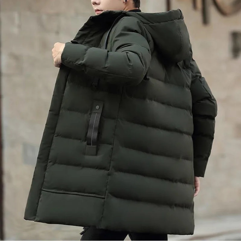 

Men Winter Parka Long Section 4 colors 2020 New Warm Thicken Jacket Outwear Windproof Coat Hooded Plus Size 6XL