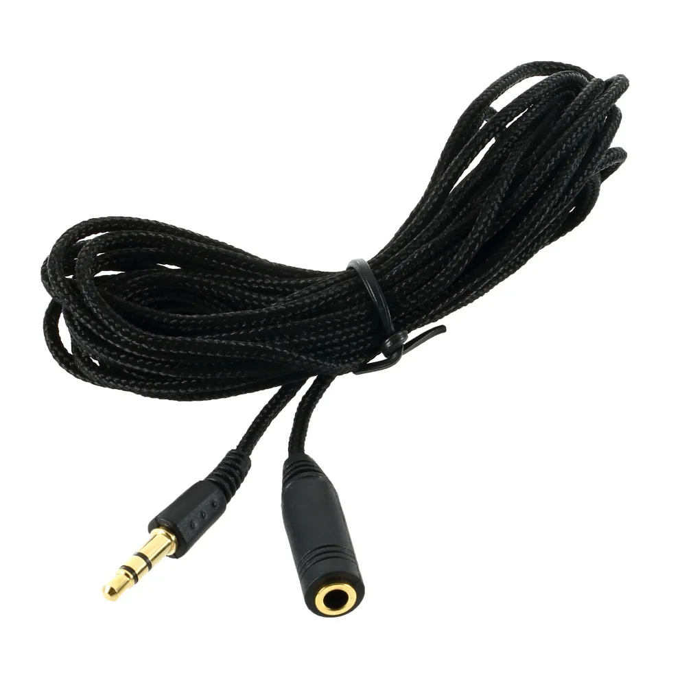 

10ft Cable 3.5 mm 1 Male to 2 Dual Female Audio Cable For Earphone Headset Headphone MP3 MP4 Stereo Plug Adapter Jack