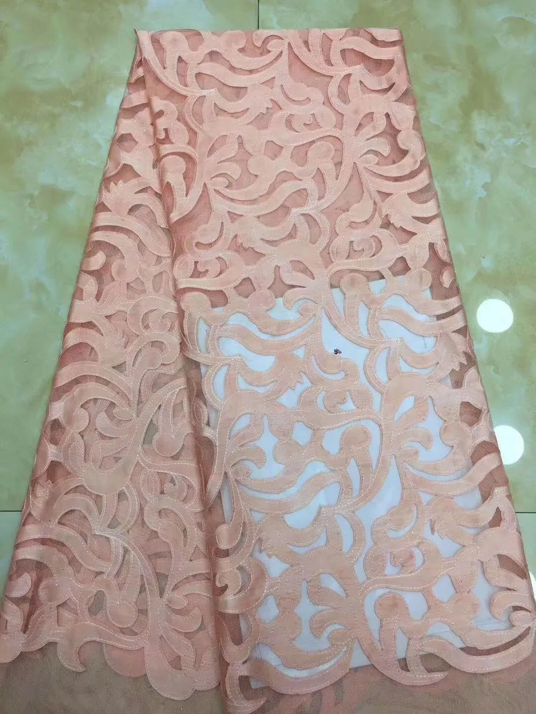 

Африканская сетчатая кружевная ткань 2021 вышитая французская кружевная ткань, Высококачественная нигерийская Тюлевая кружевная ткань для ...