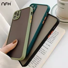 Матовый полупрозрачный чехол для iPhone 13 Mini, 12, X, XR, XS, 11 Pro Max, SE2020, 7, 8 Plus, Защита камеры, противоударный чехол