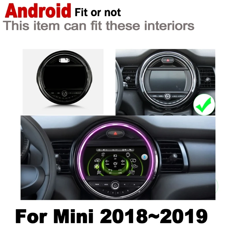 Для Mini One Cooper S Hatch 2019 автомобильный мультимедийный плеер gps аудио радио навигация