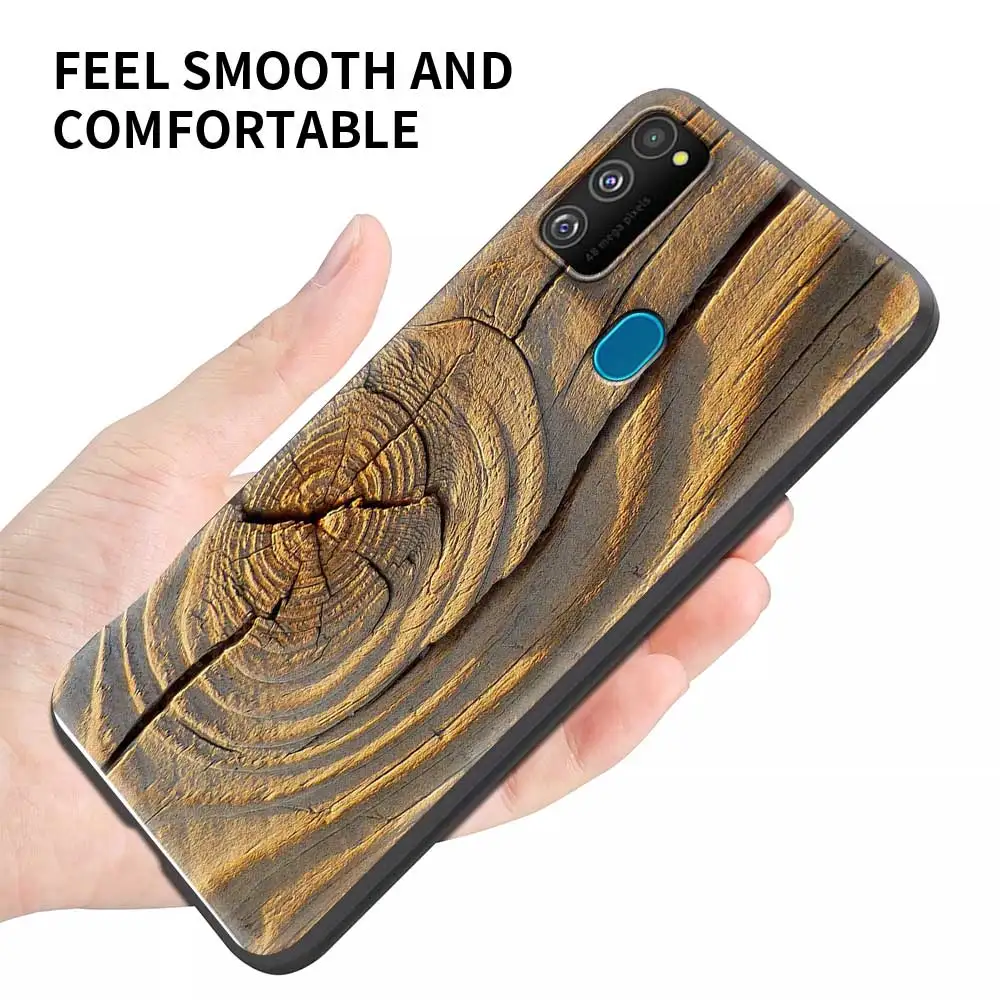 Чехол из натурального дерева для телефона Samsung M31 M51 M30s M31s M32 M62 M11 M01 M21 F41 A9 A7 2018 Prime