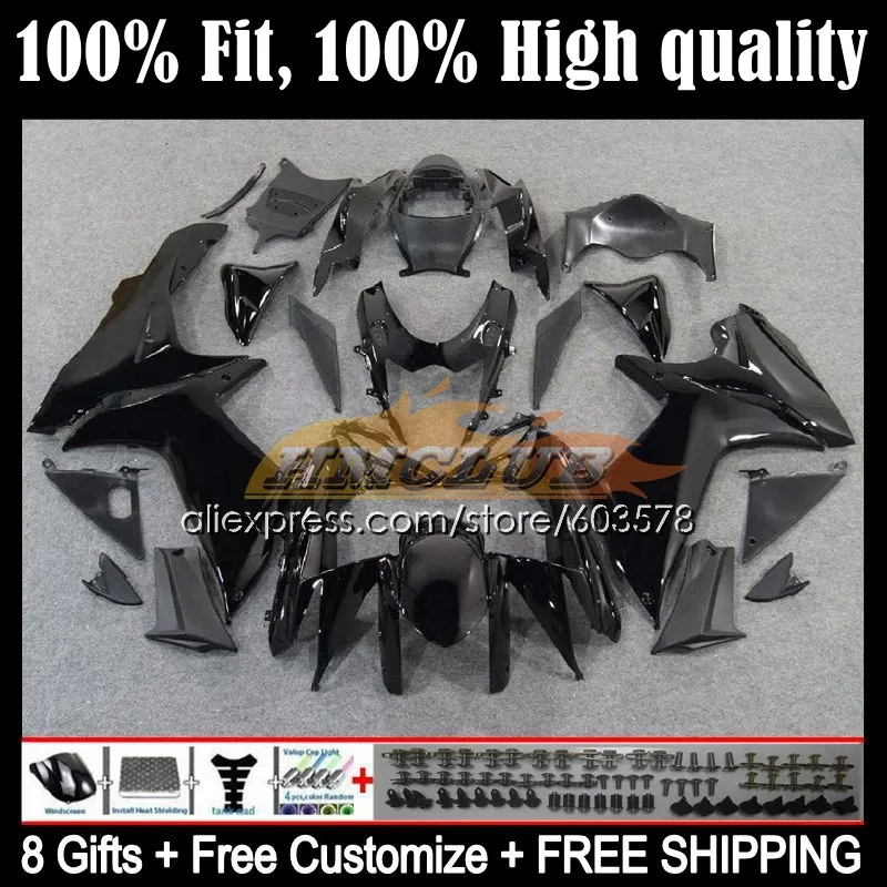 

GSXR600 For SUZUKI GSXR 600 750 K11 11 12 13 14 15 16 17 7CL.15 GSXR750 2011 2012 2013 2014 2015 2016 2017 Fairings Gloss black