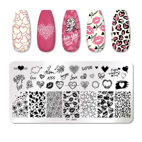 Пластины PICT YOU для стемпинга ногтей, шаблоны для Марка с бабочкой кружева, цветка, Листьев, для самостоятельного дизайна ногтей, пластины для полиграфии ногтей