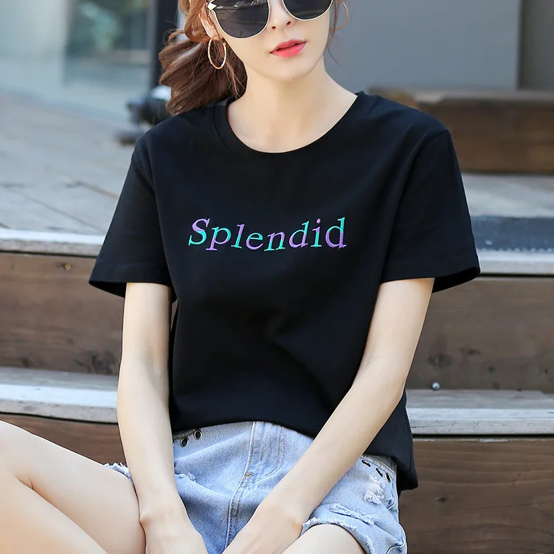 

Workwear Elegant Fashion Trim Solid V Neck Long Sleeve Skinny Tee 2020 New Autumn one