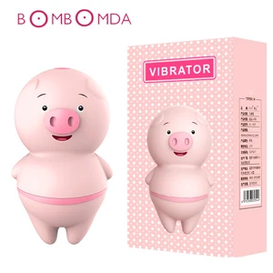 Милые Вибраторы для лизания языка свиньи, интимные игрушки для женщин оральный, 10 режимов, Анальный Стимулятор клитора, массажер для сосков, Женский мастурбатор