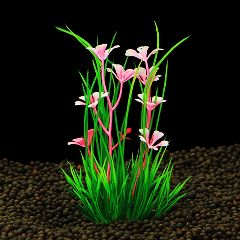 Fish tank decoration water plants simulation fake landscaping aquarium underwater artificial ornamental land|Декорации| |