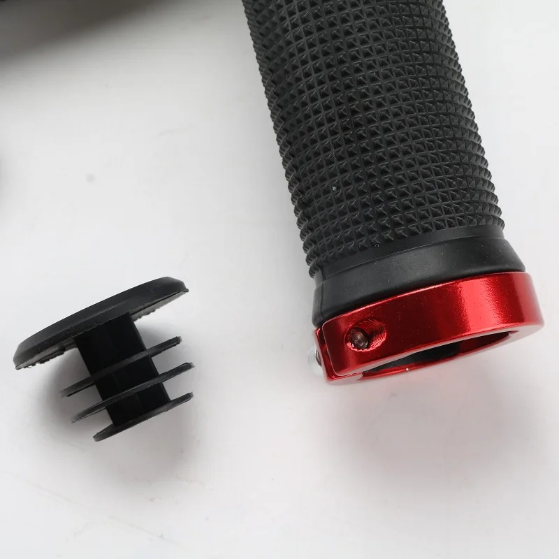 

1 Pair Bicycle Grips Bicycle Road Cycling Road Mountain Bike Handle Double Lock on Aluminium Alloy Bike Handlebar Hand Cover