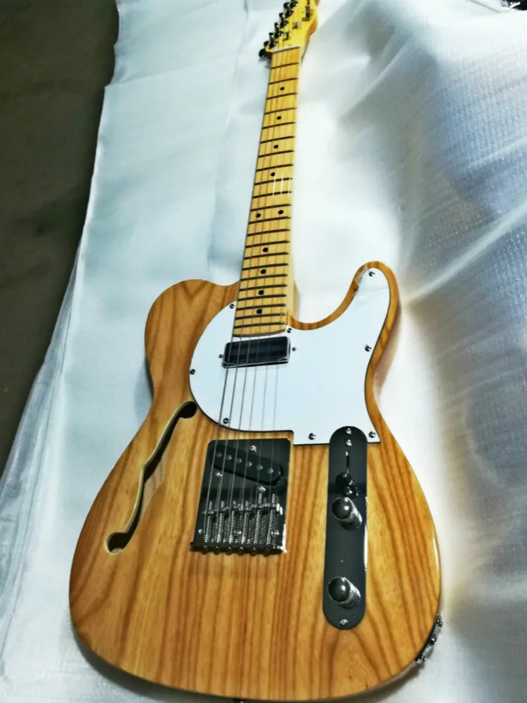 Высшее качество оригинальный цвет твердый ясень F полый палисандр fretboard TL