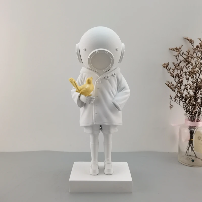 Фигурка глубоководного погружения из смолы Banksy Современная Скульптура домашний