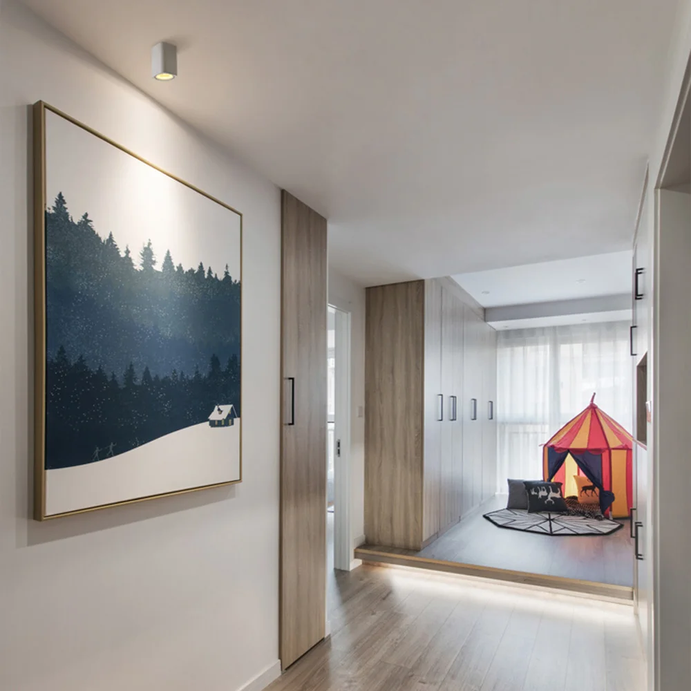 Квадратный светодиодный потолочный светильник Aisilan в скандинавском стиле с