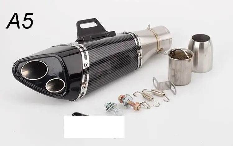 

Universal Motorcycle Modified Exhaust Pipe R15 V3 Double Taper Rc390 Mt03 Z250 Z300 Yz85 Mt 15 51 Cb300 600 Gsr Z250