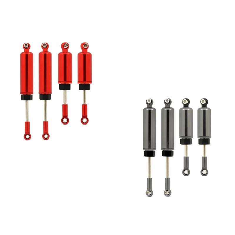 

for WLtoys 12428 12423 12428-A/B/C FY03 4Pcs Metal Front & Rear Shock Absorbers 1/12 RC Car Upgrade Parts Accessories