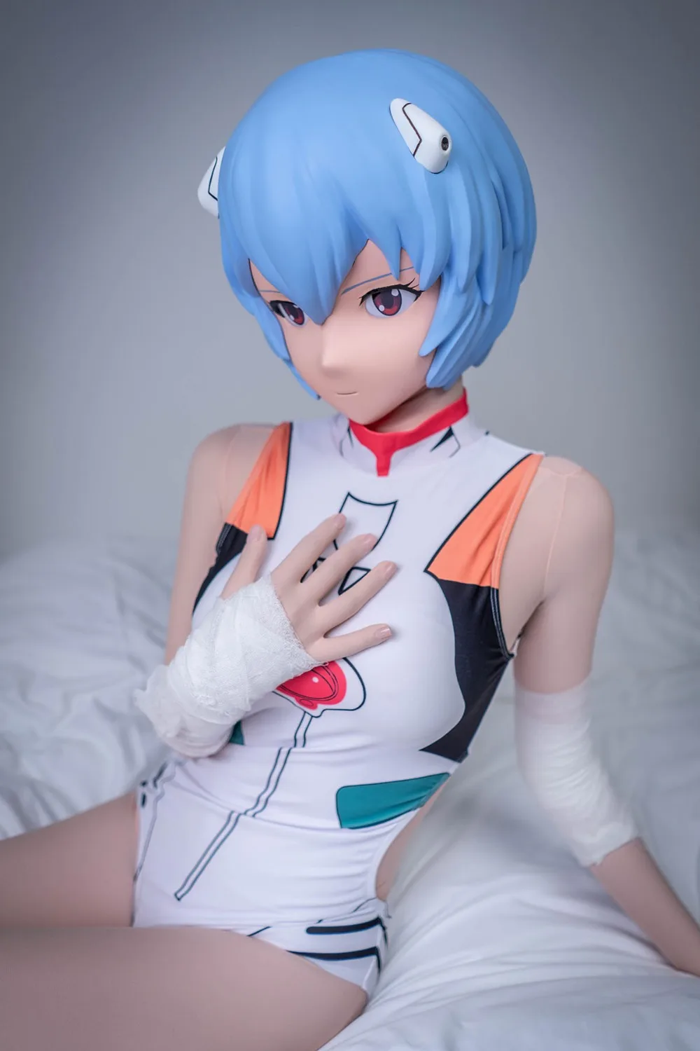 (LiLi Mask-72) резиновая маска для головы Kigurumi Ayanami Mei Cosplay японская силиконовая