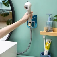 kitchen protable shower head holder bath accessories shower mounting brackets punch free base bathroom seamless paste bracket