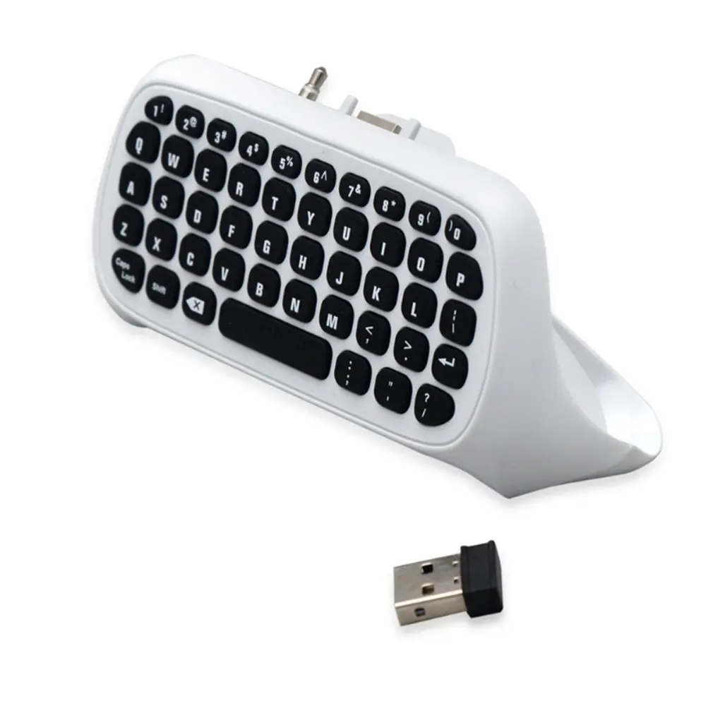 

TY-64TYX-586For Xbox One S Chat pad Mini Gaming Keyboard Wireless Chat Message KeyPad with Audio/Headset Jack for Xbox One