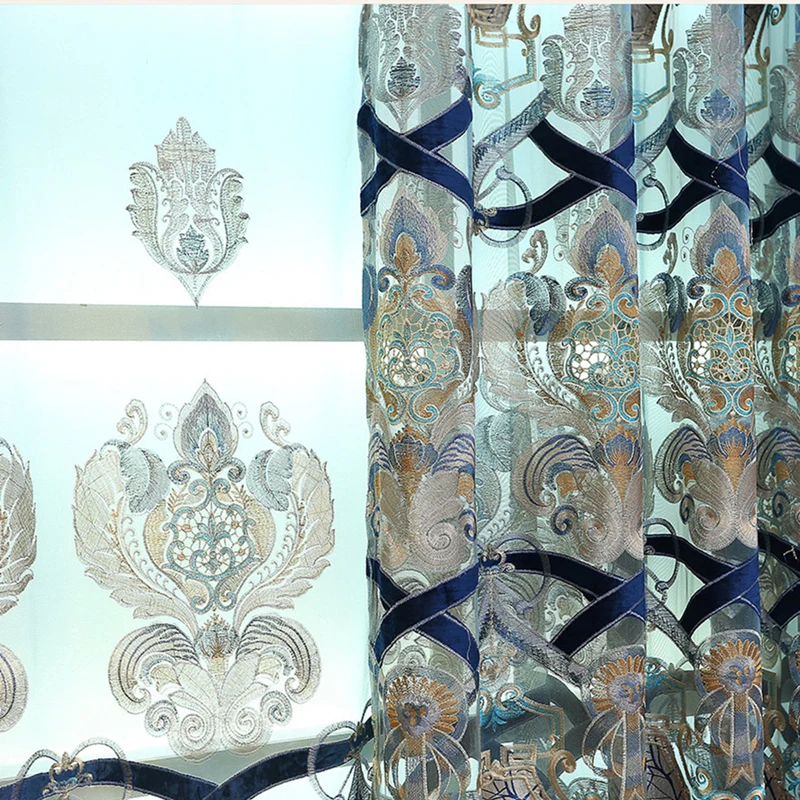 Европейский Стиль высококачественный растворимый в воде Шторы нижней