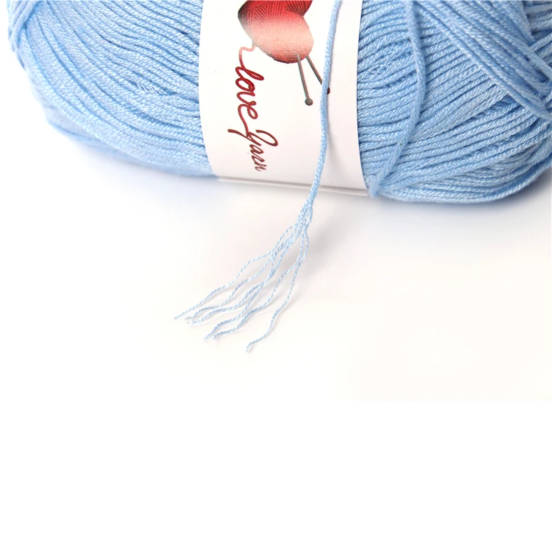 10 шт. спицы Экологически Чистого Хлопка Волокна Бамбука Пряжи для Baby Дети Вязания