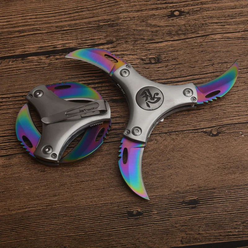 

1pcs Darts Ninja Kunai Hunting Knives Tactical Fixed Blade Throwing Knife Set with Sheath（）