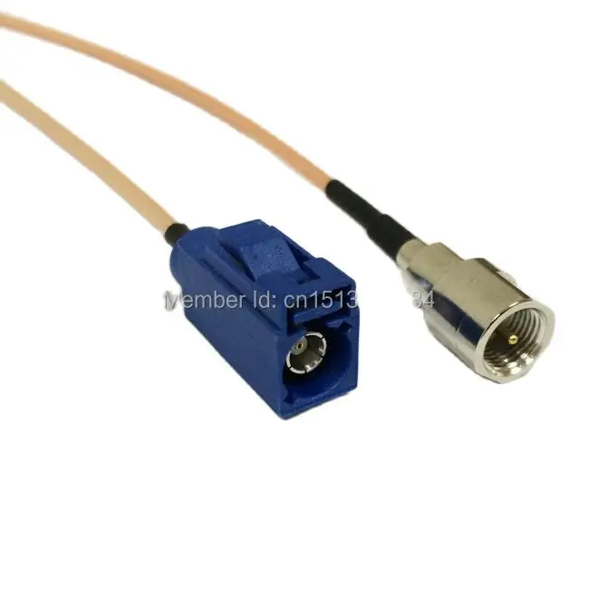 New Modem Coaxial Cable FME Male Plug Connector To FAKRA RG316 Pigtail 15CM 6" Adapter | Мобильные телефоны и