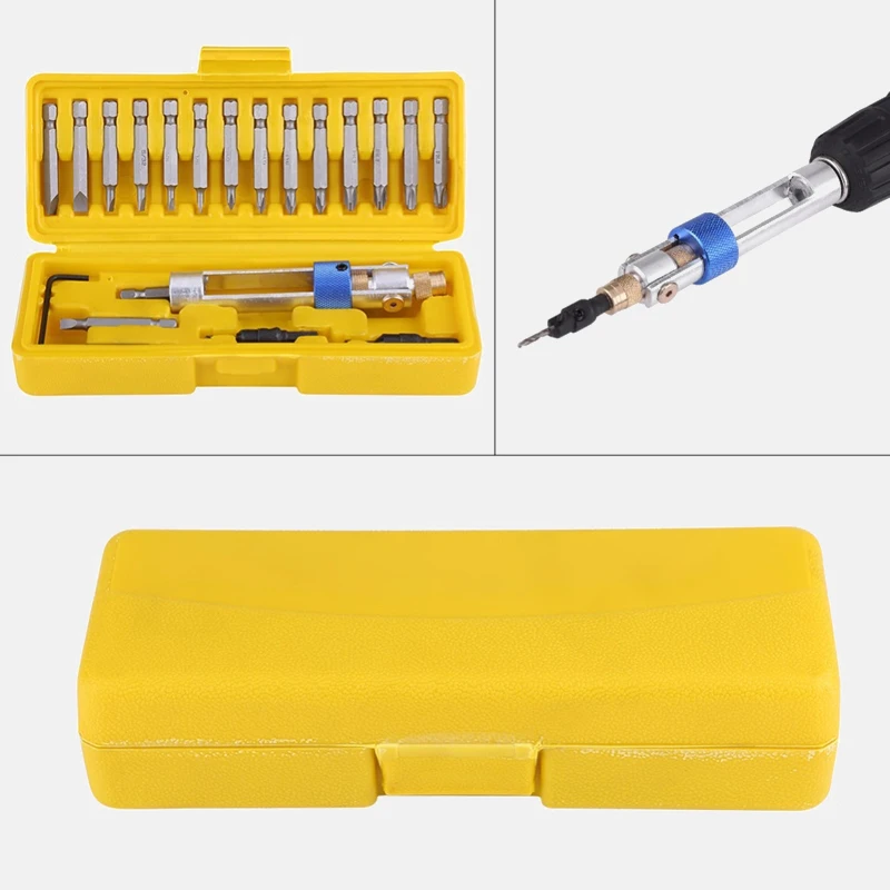 

20Pcs Multi Half Time Drill Screwdriver Sets High Speed Steel 16 Different Kinds Head Countersink Bits Allen Wrench