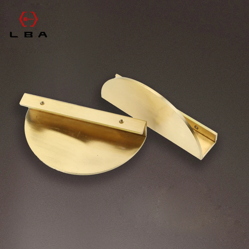 LBA полукруглый твердый Китайский медный шкаф с ручкой и ящиком мебель ручка дверь