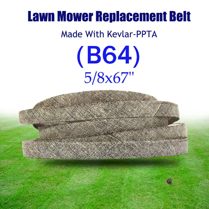 

Make with Kevlar Mower Belt Hot Selling High Resistance Reduce Sliding 5/8x67" B64 for MTD 754-04064, 954-04064 TORO John Deere