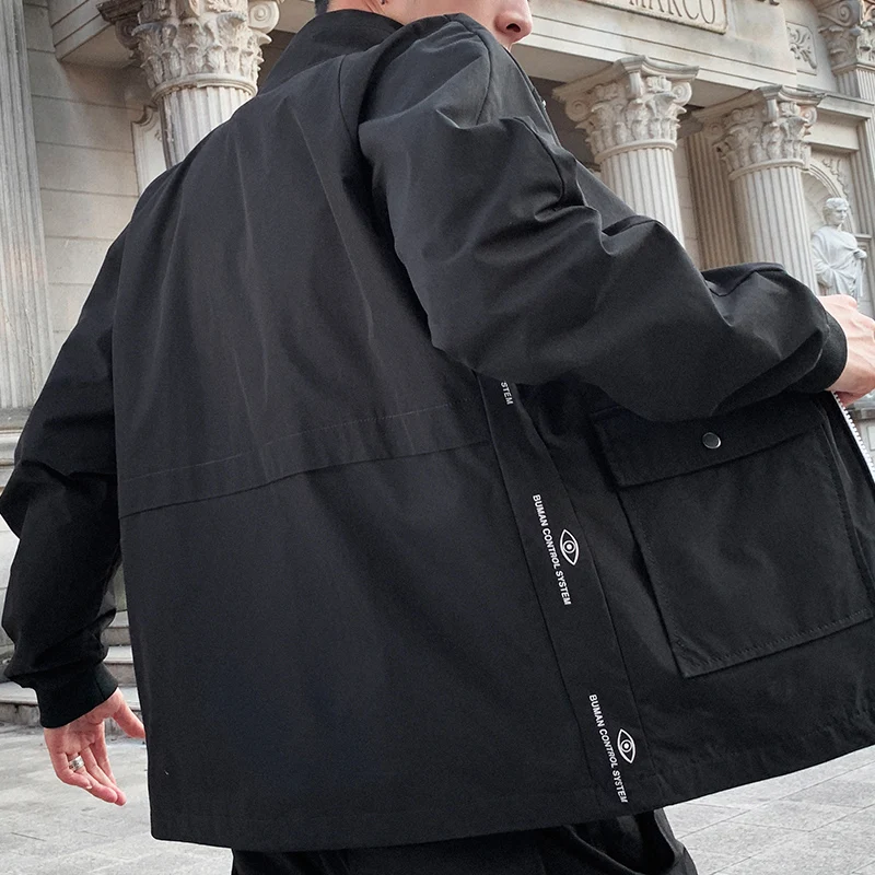 Мужская дышащая ветровка удобная верхняя одежда большие размеры M-4XL |