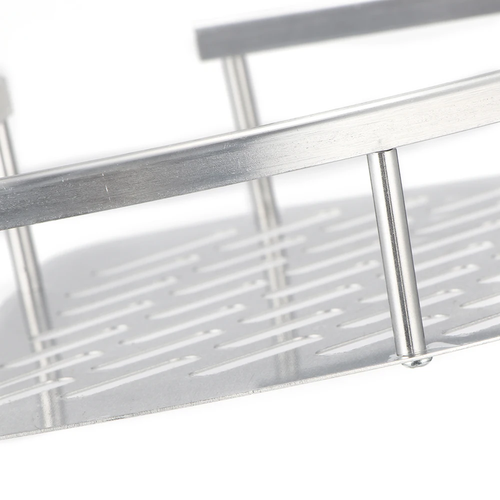 2/3 уровневый угловой держатель для хранения полка ванной шампуня косметики душа