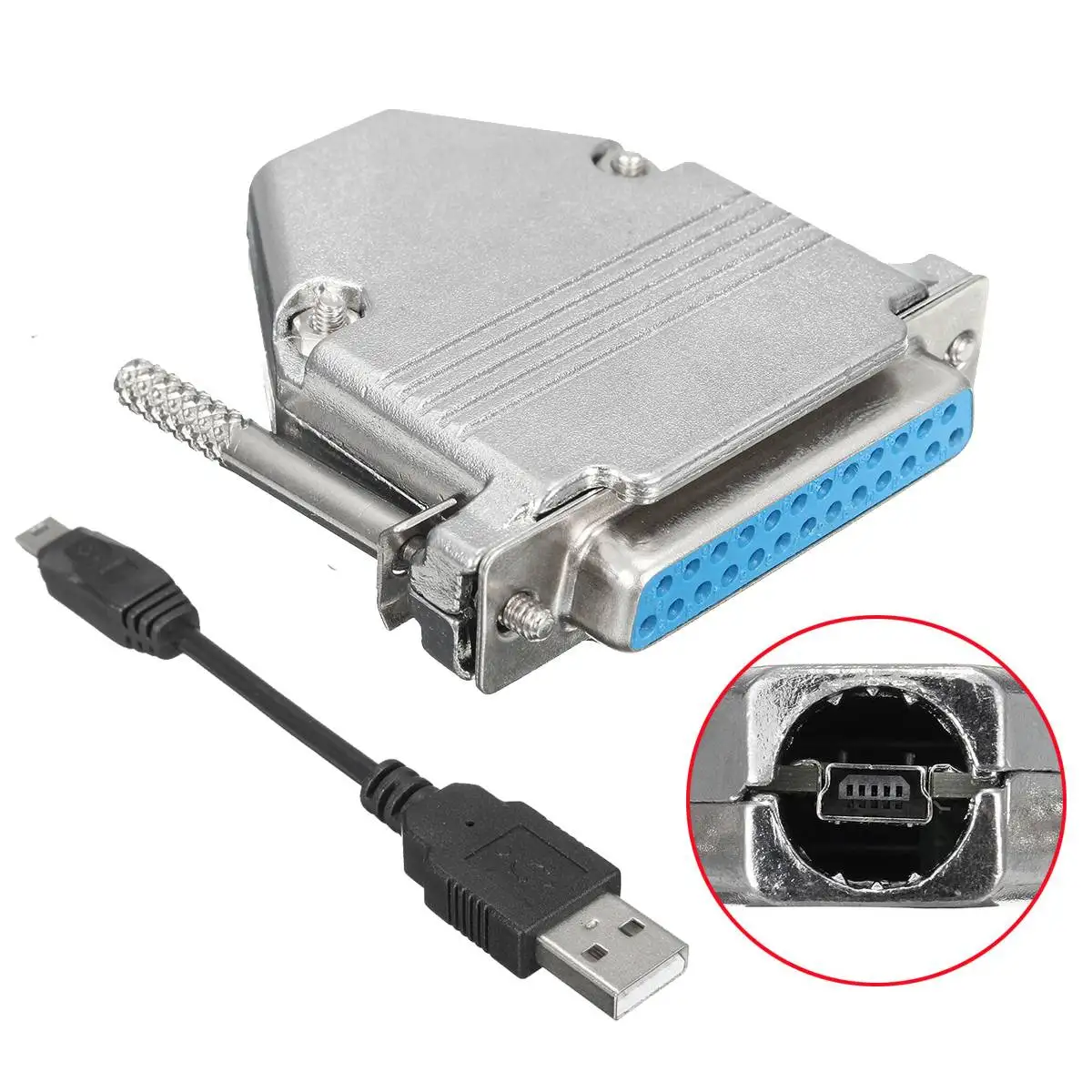 Запчасти для гравировального станка с ЧПУ USB к параллельному адаптеру контроллер