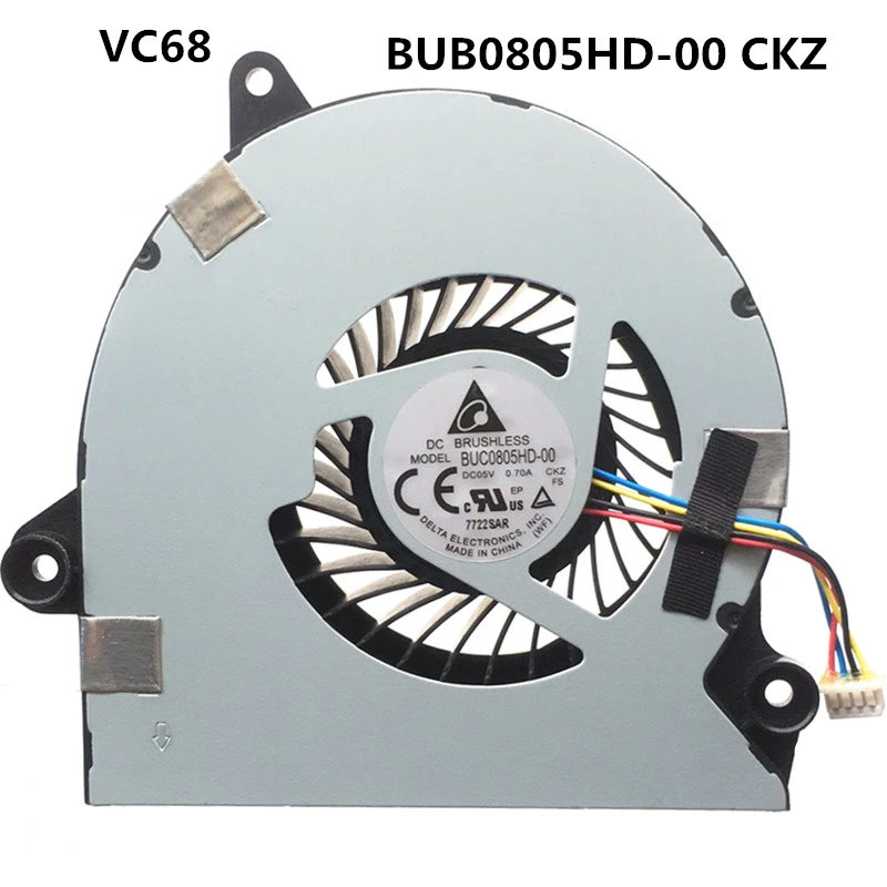 

New Original Laptop/Notebook CPU cooling Fan for Asus Vivomini VC65 VC65R BUC0805HB-00 B33 BUC0805HD-00 CKZ DC5V 4pin