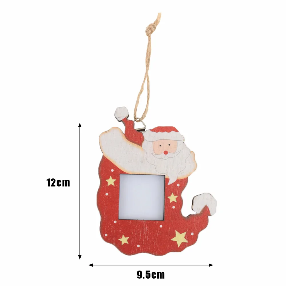 Новогодняя фоторамка Подвески Дерево Деревянные украшения праздничный декор