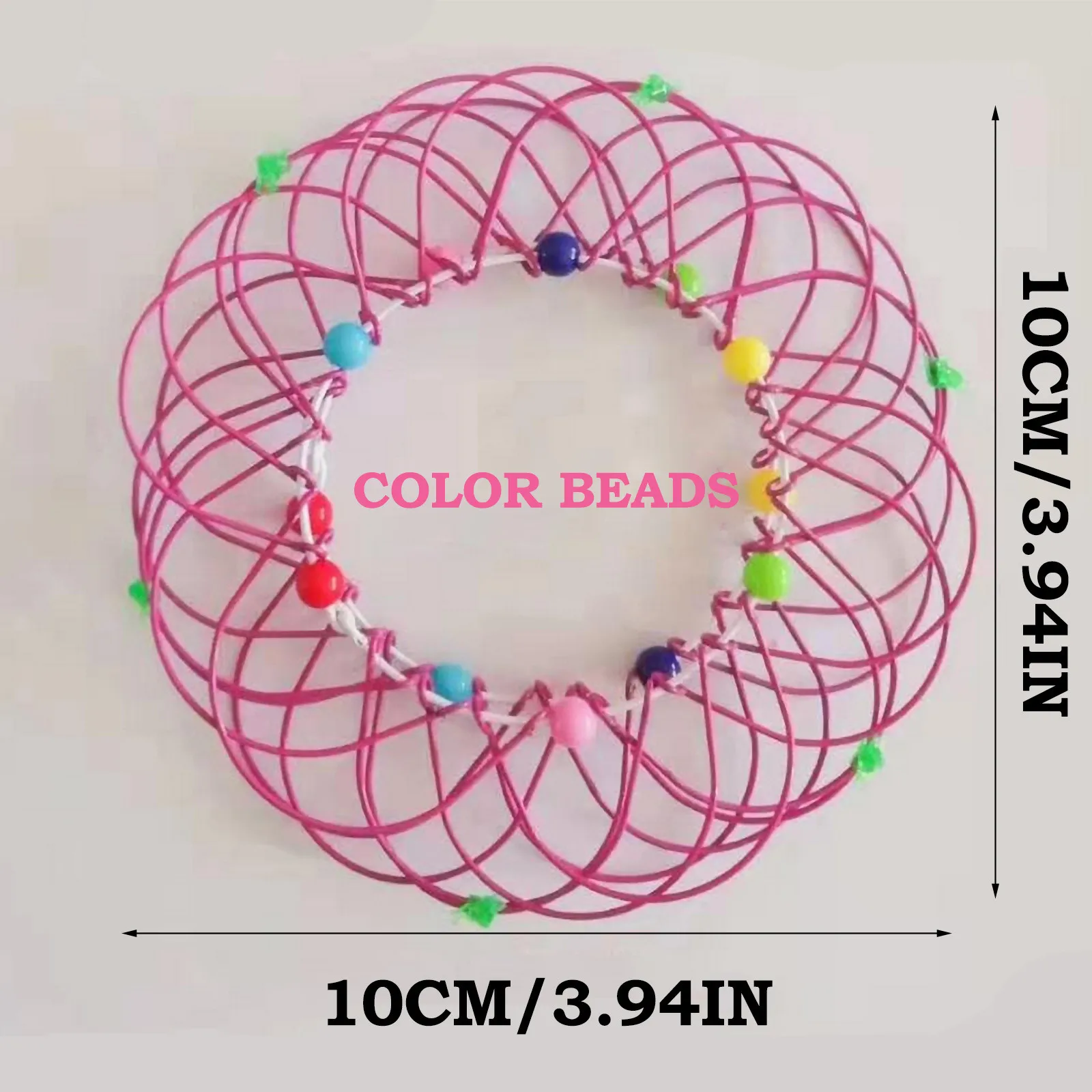 

2PC Decompression Flexible Basket Soft Steel Magic Iron Ring Ornament toys for children funny gifts zabawki dla dzieci0#L4