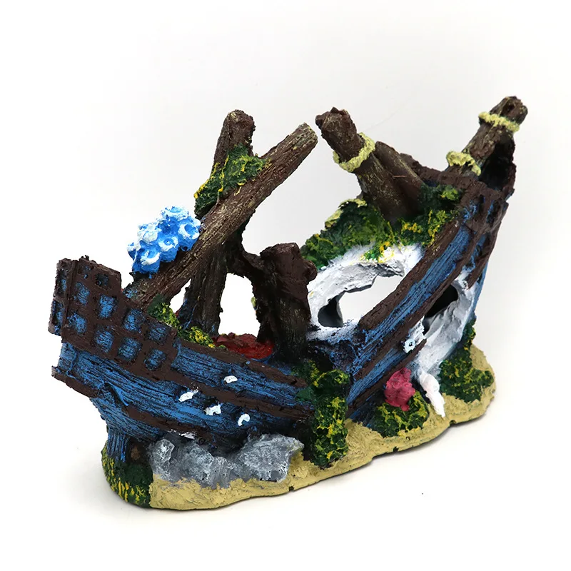 

Fish Tank Landscaping Pirate Ship Wreck Aquarium Decoration Ornaments Shipwreck Resin Crafts Ornaments Decor Dropshipping