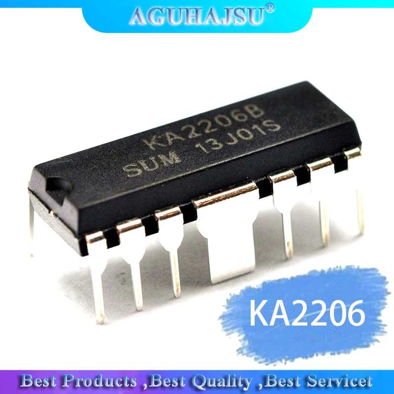 10 шт. KA2206 KA2206B аудио усилитель чип DIP 12 Новый оригинал|chip amplifier| |