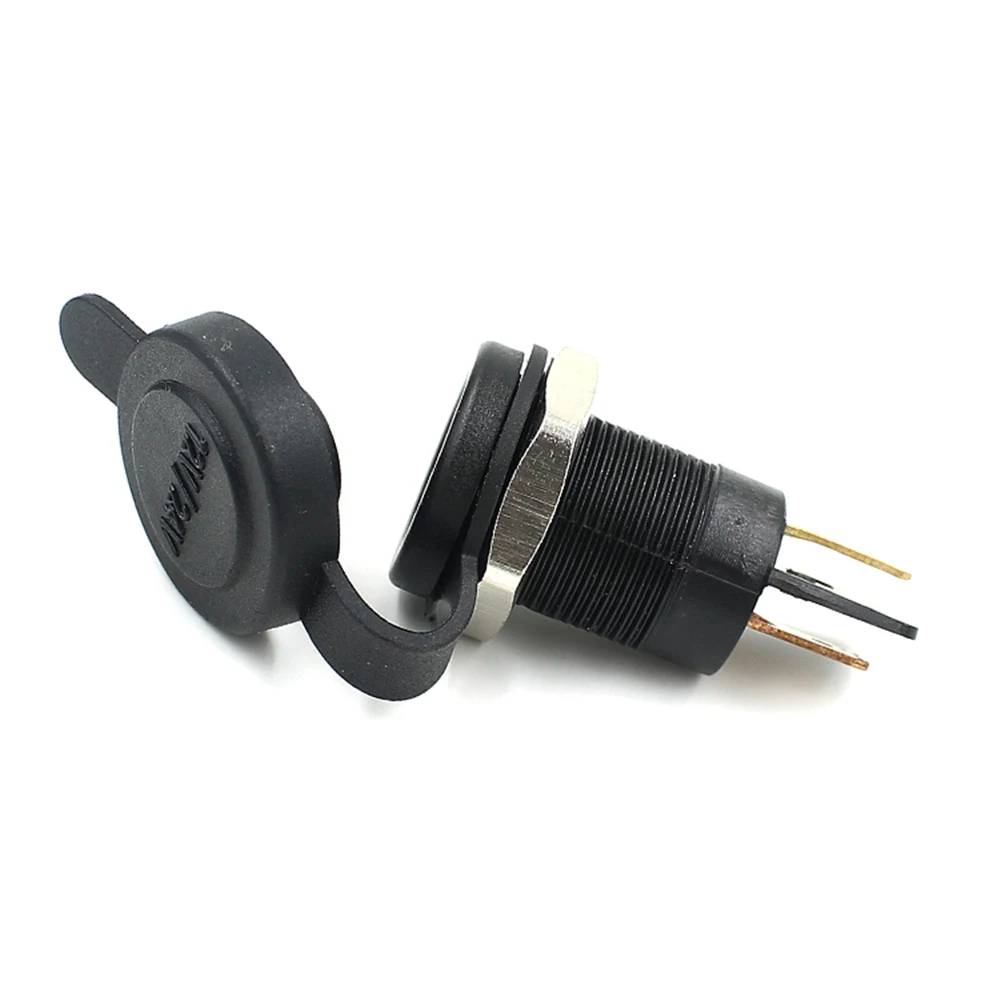 12 V-24 V европейскими нормами прикуриватель для мотоциклов Мощность Разъем гнездо для автомобильного прикуривателя мать сиденье для машин и мотоциклов