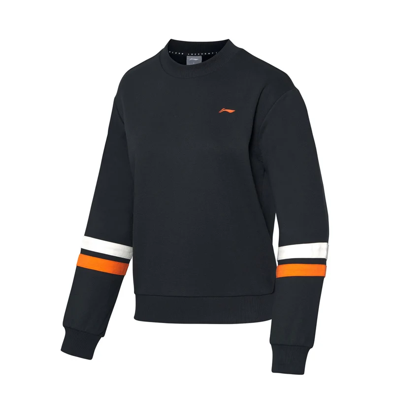 Женская тренировочная флисовая толстовка Li-Ning теплые спортивные свитера из 69%