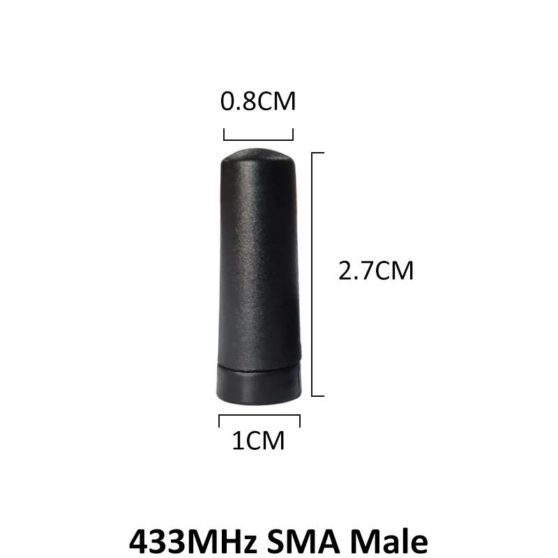 Grandwisdom 5p 433MHz Antenna 2.15dBi SMA Male Connector Mini Size 433MHz IOT antena directional for wireless Lorawan watermeter