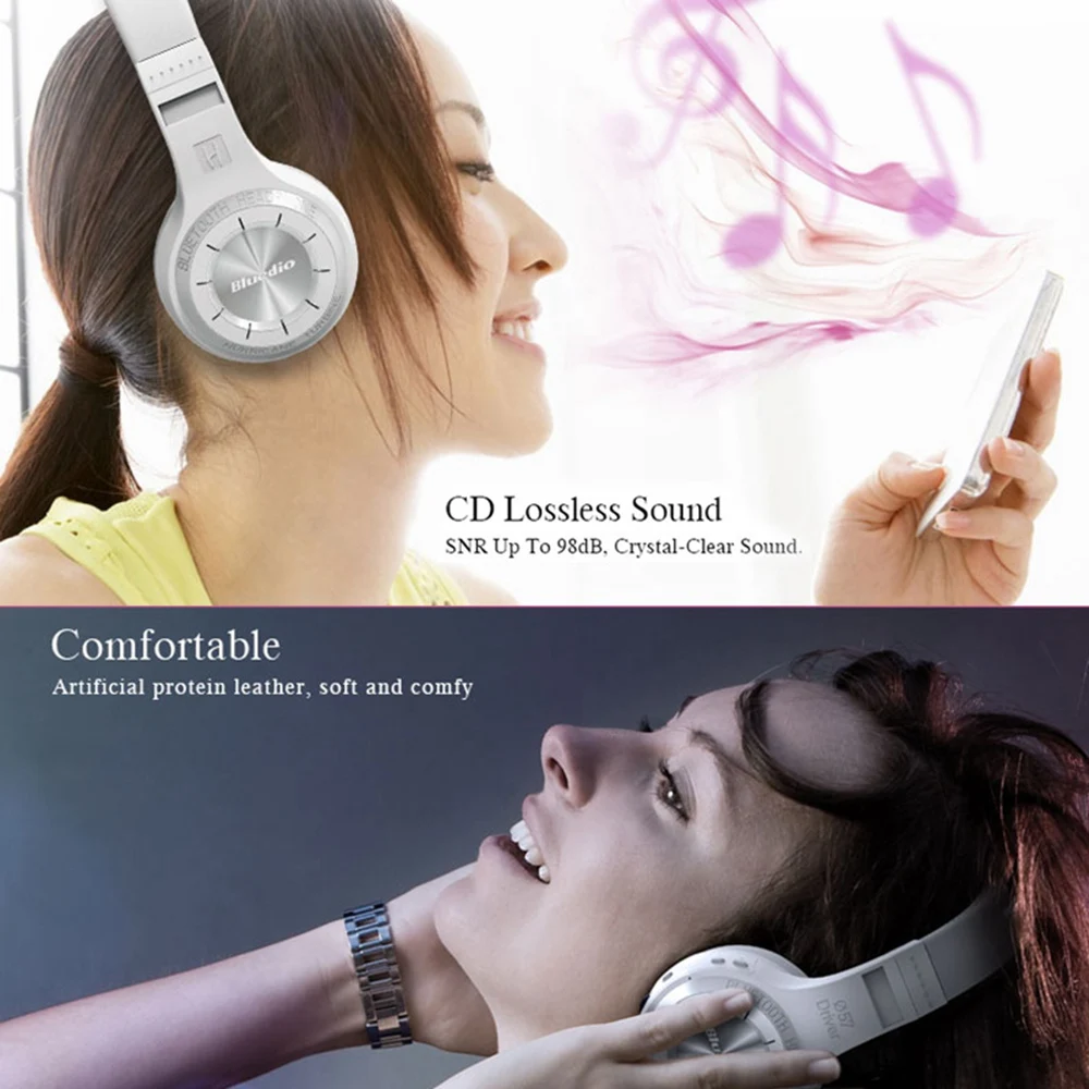 Bluedio HT беспроводная Bluetooth гарнитура Hi Fi 5 0 Музыкальная с микрофоном беспроводные