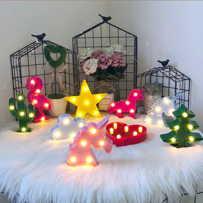 

Fairy Lights Lovely Cloud Star Moon 3D LED Lights Kid Gift Night Light Toy for Children Bedroom Toilet Lamp Christmas Decoration