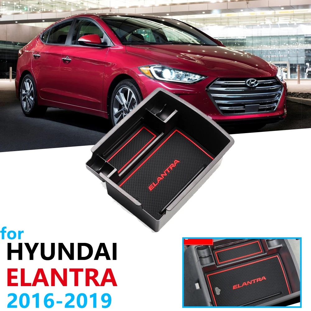Автомобильный органайзер аксессуары для Hyundai Elantra 2016 2017 2018 AD Avante Super коробка