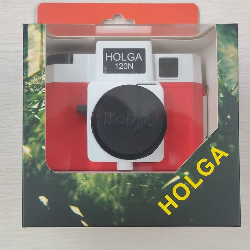 HOLGA 120N красно-белая 120 камера среднего формата Lomo Kodak Fujifilm