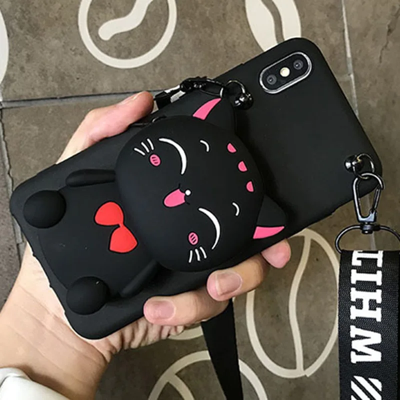 Чехол Кошелек с 3D рисунком кота Для Doogee X95 X9 X70 X60L X6 X55 X50 X30 N20 N10 Y9 Plus Y8 Y7|Чехлы-портмоне| |