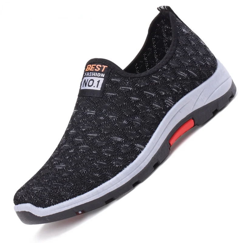

Summer Mesh Men Casual Shoes Breathable Slip on Mens Loafers Lightweight Sneakers Men Non-slip Walking Shoes Zapatillas Hombre
