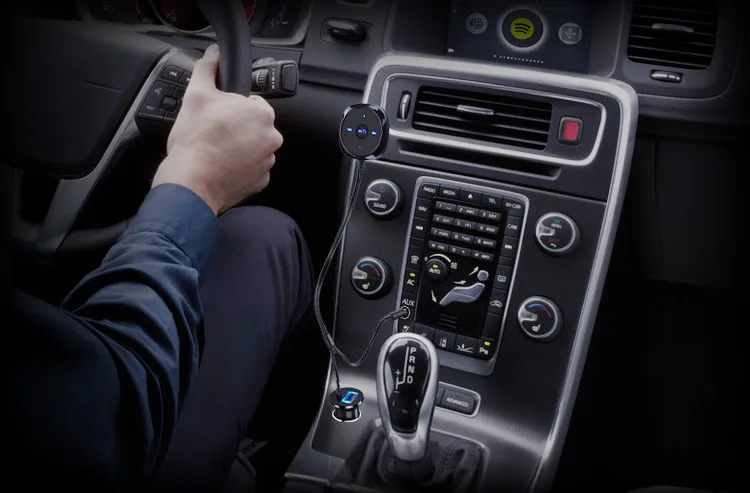 Автомобильный MP3 музыкальный плеер Bluetooth 4,0 беспроводной музыкальный приемник 3,5 мм адаптер Громкая связь автомобиля AUX динамик авто аксессуары