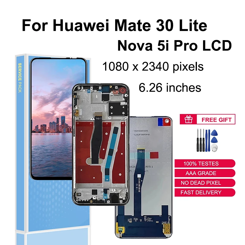 

For Huawei Mate 30 Lite LCD Display Touch Screen For Huawei Nova 5i ProReplacement Parts SPL-AL00 SPN-AL00 Digitizer Assembly