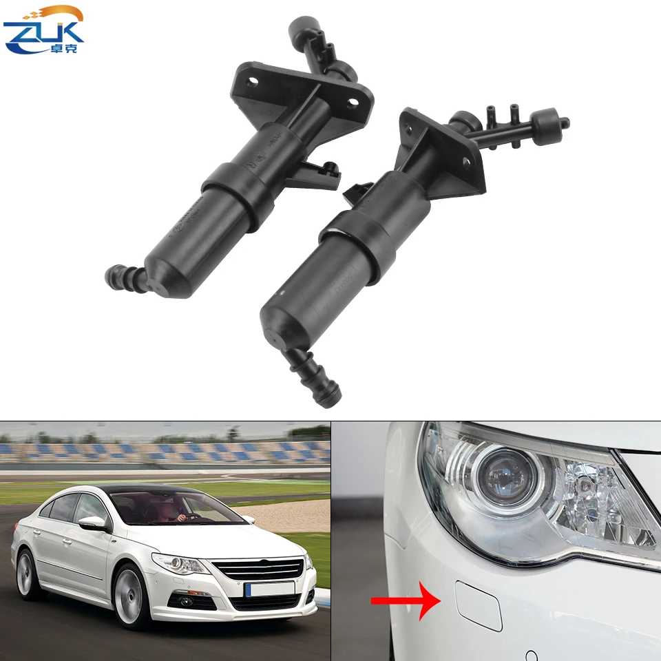 Устройство для мойки передних фар ZUK совместимо с Passat CC TT TTS 2008 2009 2010 2011 2012 струя