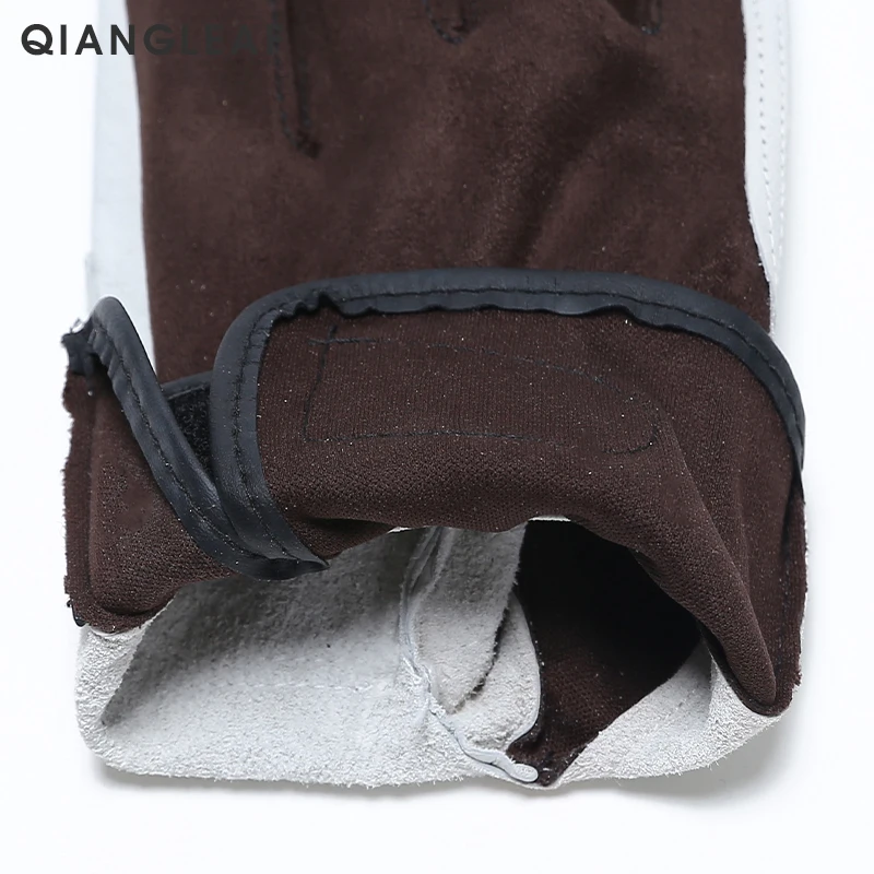 Бренд QIANGLEAF, мужские перчатки, защита из натуральной кожи, рабочие перчатки, безопасные перчатки, перчатки для садоводства, рабочие перчатки, 2730